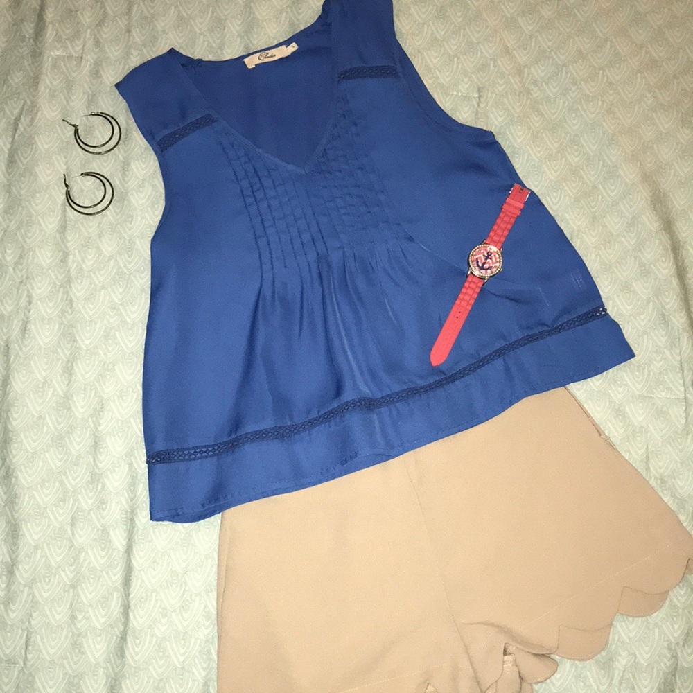 Royal blue tank